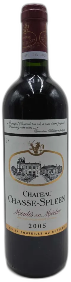 photo du vin Château Chasse Spleen