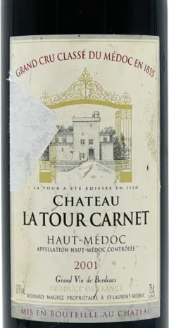 illustration du vin Château la Tour Carnet