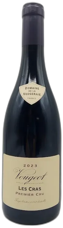 photo du vin Vougeot Premier Cru Domaine de la Vougeraie les Cras 2023