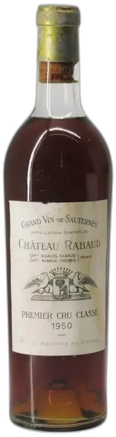 capture du vin Château Rabaud 1950