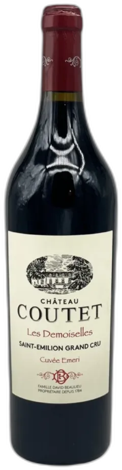 image du vin Château Coutet les Demoiselles Cuvée Emeri 2021 Vin de Saint-Emilion Grand Cru