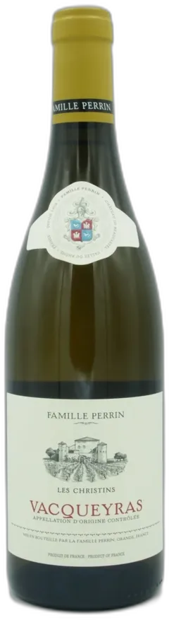 vue du vin Famille Perrin Aoc Vacqueyras "les Christins" 2024