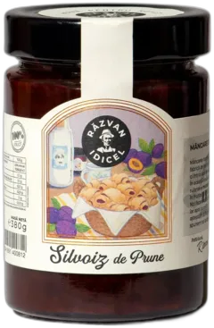 photos du vin Răzvan Idicel "Silvoiz de Prune" Confiture Traditionnelle de Prunes Quetsches Sans Sucre, 350 gr