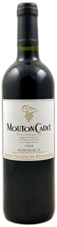 photos du vin Mouton Cadet