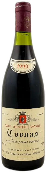 image du vin Alain Voge Cornas "Vieilles Fontaines" 1990