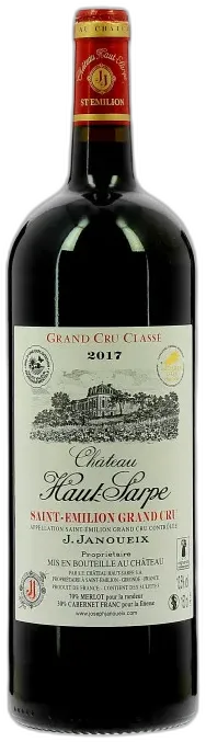photo du vin Magnum Château Haut Sarpe Saint Émilion Grand Cru Classé
