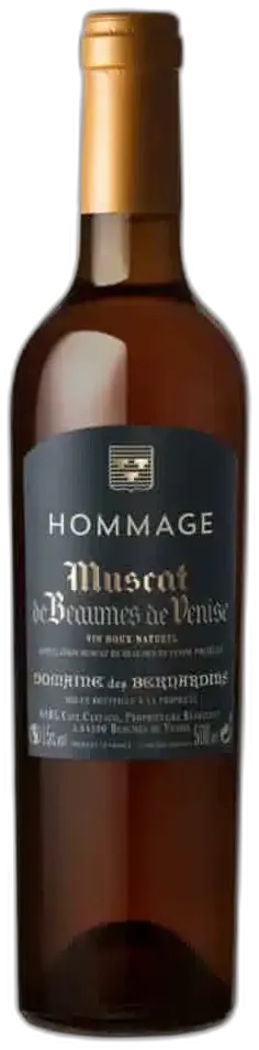 vue du vin Domaine des Bernardins Muscat de Beaumes-de-Venise Hommage