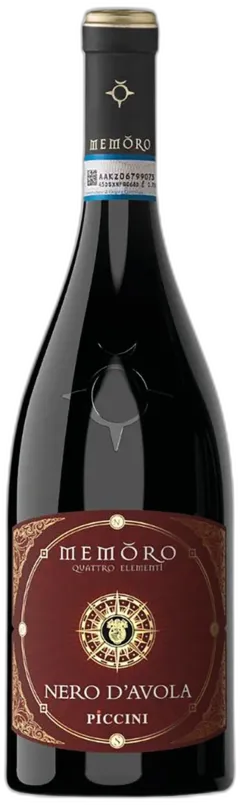illustration du vin Sicilia Doc Nero d’Avola Memŏro 4 Elementi Piccini 1882 2024