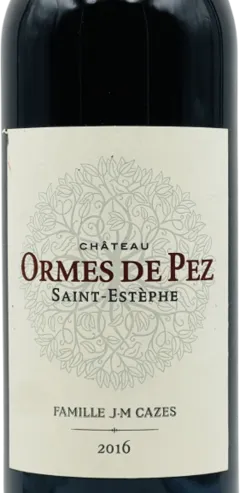 photo du vin Ormes de Pez