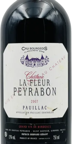 vue du vin La Fleur Peyrabon