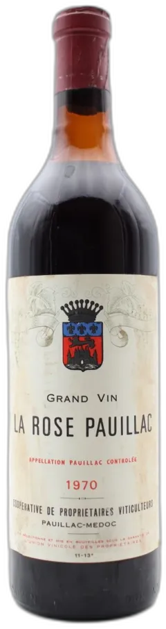 image du vin la Rose Pauillac 1970