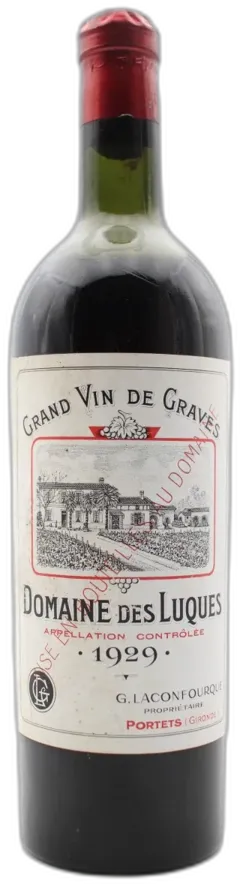 illustration du vin Domaine des Luques 1929
