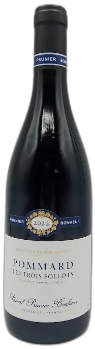 photo du vin Pommard Premier Cru Domaine Pascal Prunier Bonheur les Trois Follots