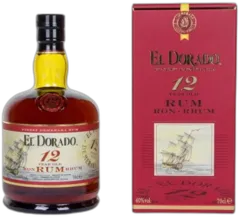 illustration du vin el Dorado 12 Ans Rum Guyana