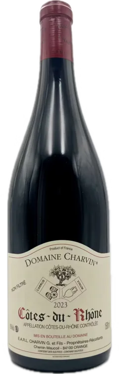 photo du vin Domaine Charvin 2023 Vin Rouge, Vallée du Rhône