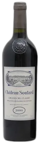 vue du vin Château Soutard Saint-Emilion Grand Cru Classé 2000