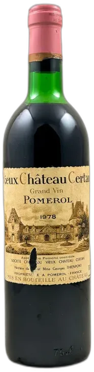 photo du vin Vieux Château Certan