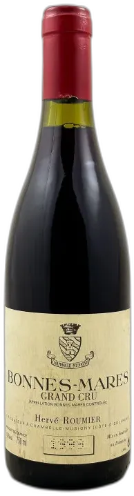 vue du vin Hervé Roumier Bonnes Mares 1999