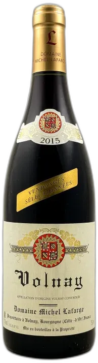 capture du vin Michel Lafarge Volnay "Vendanges Séléctionées" 2015