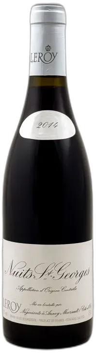 vue du vin Leroy Nuits Saint Georges