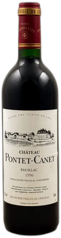 aperçu du vin Pontet Canet