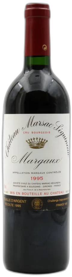 image du vin Château Marsac Seguineau Margaux