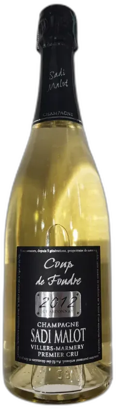 photo du vin Champagne Brut Blanc de Blancs 1er Cru 'Coup de Foundre' 2014 Sadi Malot