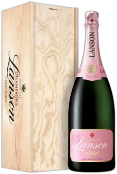 photo du vin Brut Rosé Aoc "Rose Label" Magnum Lanson