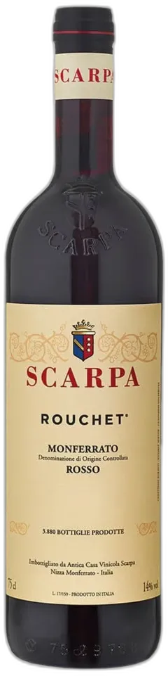 capture du vin Monferrato Doc Rouchet Scarpa 2021
