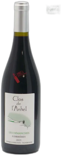 image du vin Clos de l’Anhel "Aoc Corbières "les Dimanches" 2023