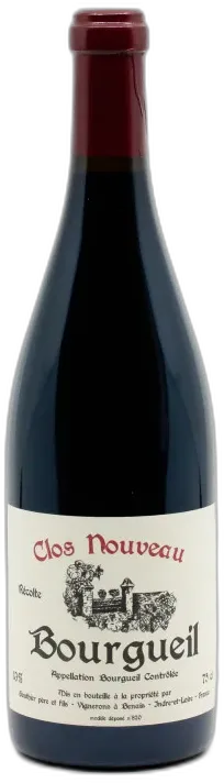 vue du vin Bel Air Gauthier Père et Fils Bourgueil Clos Nouveau 2014