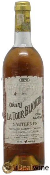 photo du vin Château la Tour Blanche