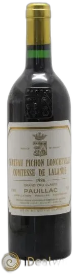 photo du vin Pichon Longueville Comtesse de Lalande