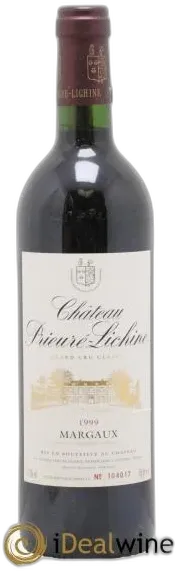 photo du vin Château Prieuré Lichine