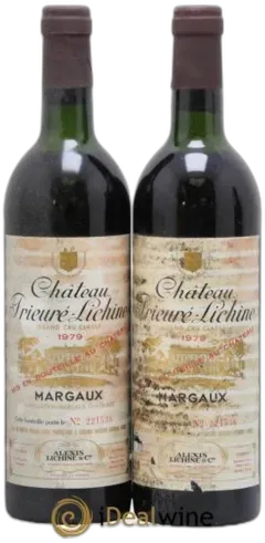 photo du vin Château Prieuré Lichine