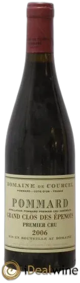 photo du vin Grand Clos des Epenots de Courcel