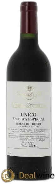 aperçu du vin Unico Reserva Especial
