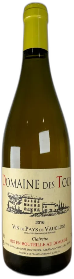 image du vin Domaine des Tours Blanc Clairette