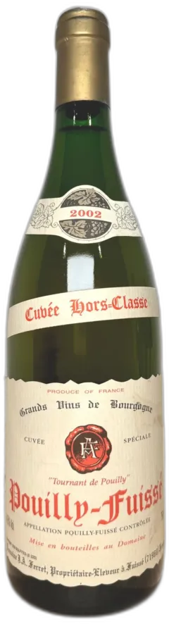 photo du vin J.a Ferret Pouilly Fuisse Cuvée Hors Classe Tournant de Pouilly 2002