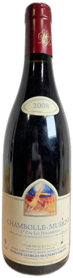 photo du vin Mugneret Gibourg Chambolle Musigny les Feusselottes 2008