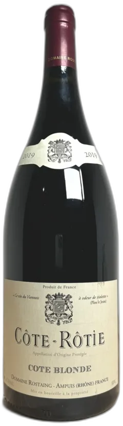 vue du vin Magnum Rostaing Cote Rôtie Cote Blonde