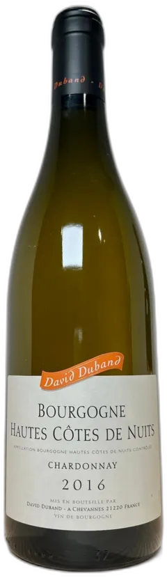 photo du vin David Duband Hautes Côtes de Nuits Chardonnay 2016