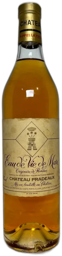 photo du vin Château Pradeaux Eau de Vie de Marc Originaire de Provence