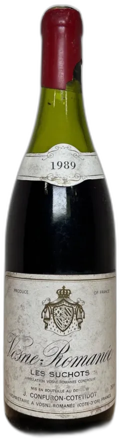 photo du vin Confuron Contetidot Vosne Romanée les Suchots 1989