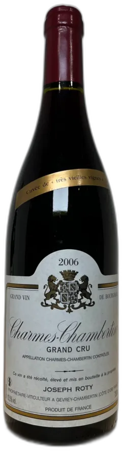 photo du vin Domaine Joseph Roty Charmes Chambertin Grand Cru Cuvée Très Vieilles Vignes