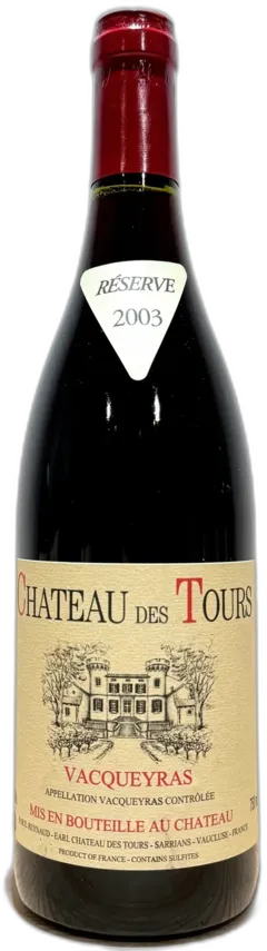 photo du vin Chateau des Tours