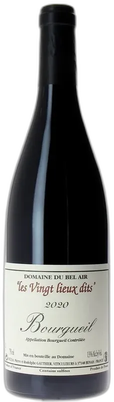 illustration du vin Domaine du Bel Air Bourgueil les Vingts Lieux Dits