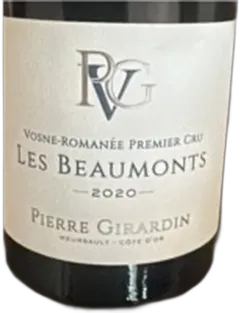 photo du vin Girardin Pierre Vincent Vosne Romanee les Beaumonts