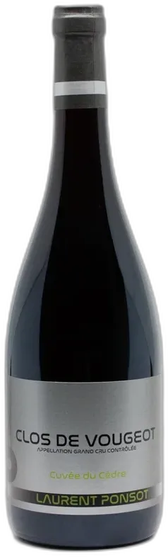 photos du vin Ponsot Laurent Clos de Vougeot Cuvee du Cedre Rouge 2020