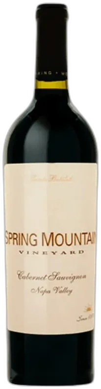 photos du vin Spring Mountain Cab.Sauv. Napa Valley Usa